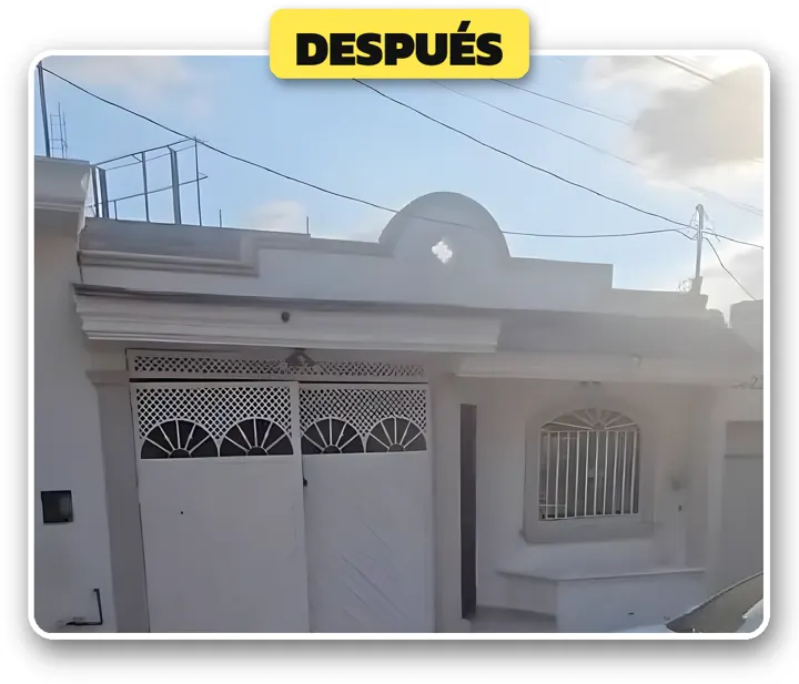 Fachada: después de la remodelación